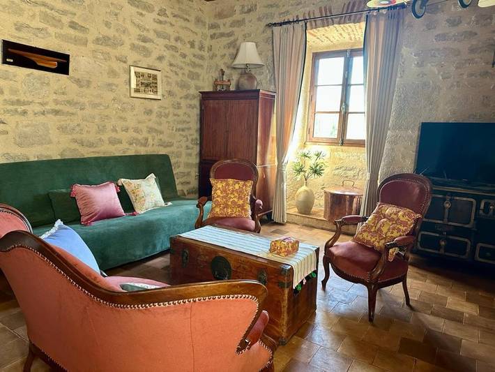 Location de vacances pour 4 personnes, avec Terrasse ainsi que Jardin et Vue à Brengues - 4