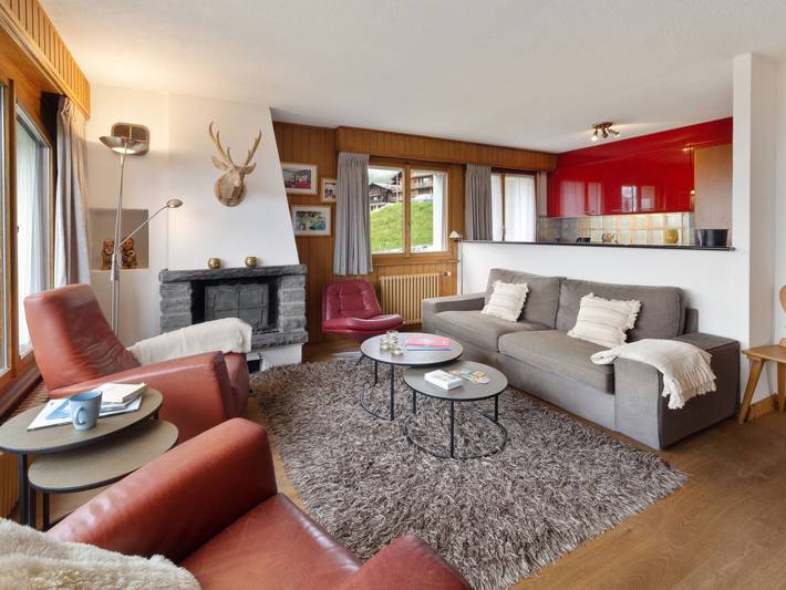 Gîte pour 6 personnes, avec balcon à Verbier - 4