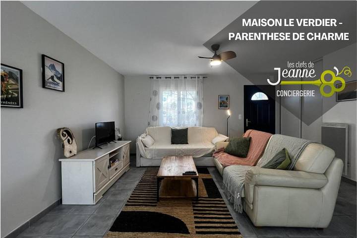 Location de vacances pour 5 personnes, avec jardin à Montans