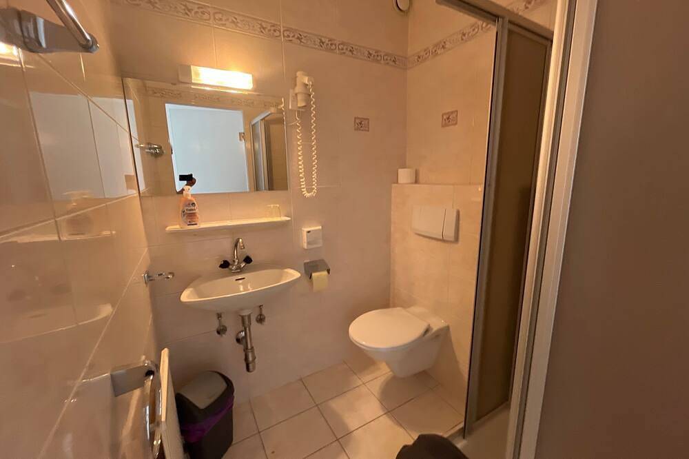Zimmer 12 / 1Bett mit Balkon - Pension Alpina in Obsteig, Bezirk Imst