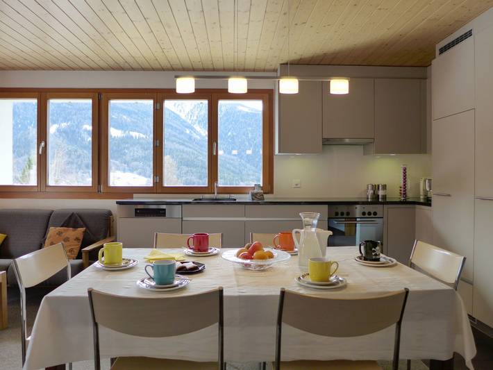 Ganze Wohnung, Chalet Gredetsch 6B in Bürchen, Walliser Alpen