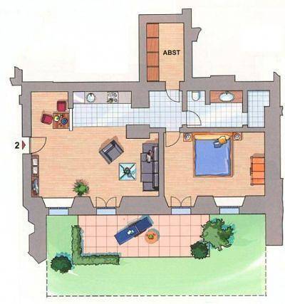 Ferienwohnung für 4 Personen, mit Terrasse und Garten sowie Sauna in Bastorf - 4