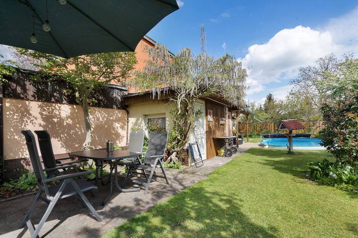 Ferienwohnung für 3 Personen, mit Garten und Sauna