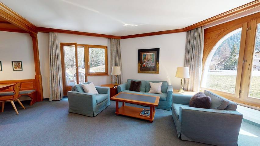 Appartamento per 4 persone, con sauna e terrazza in Engadina