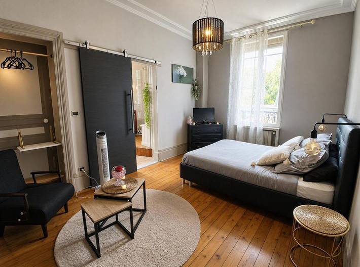 Apartamento de vacaciones para 3 personas, con jardín y piscina, Se admiten mascotas - 1