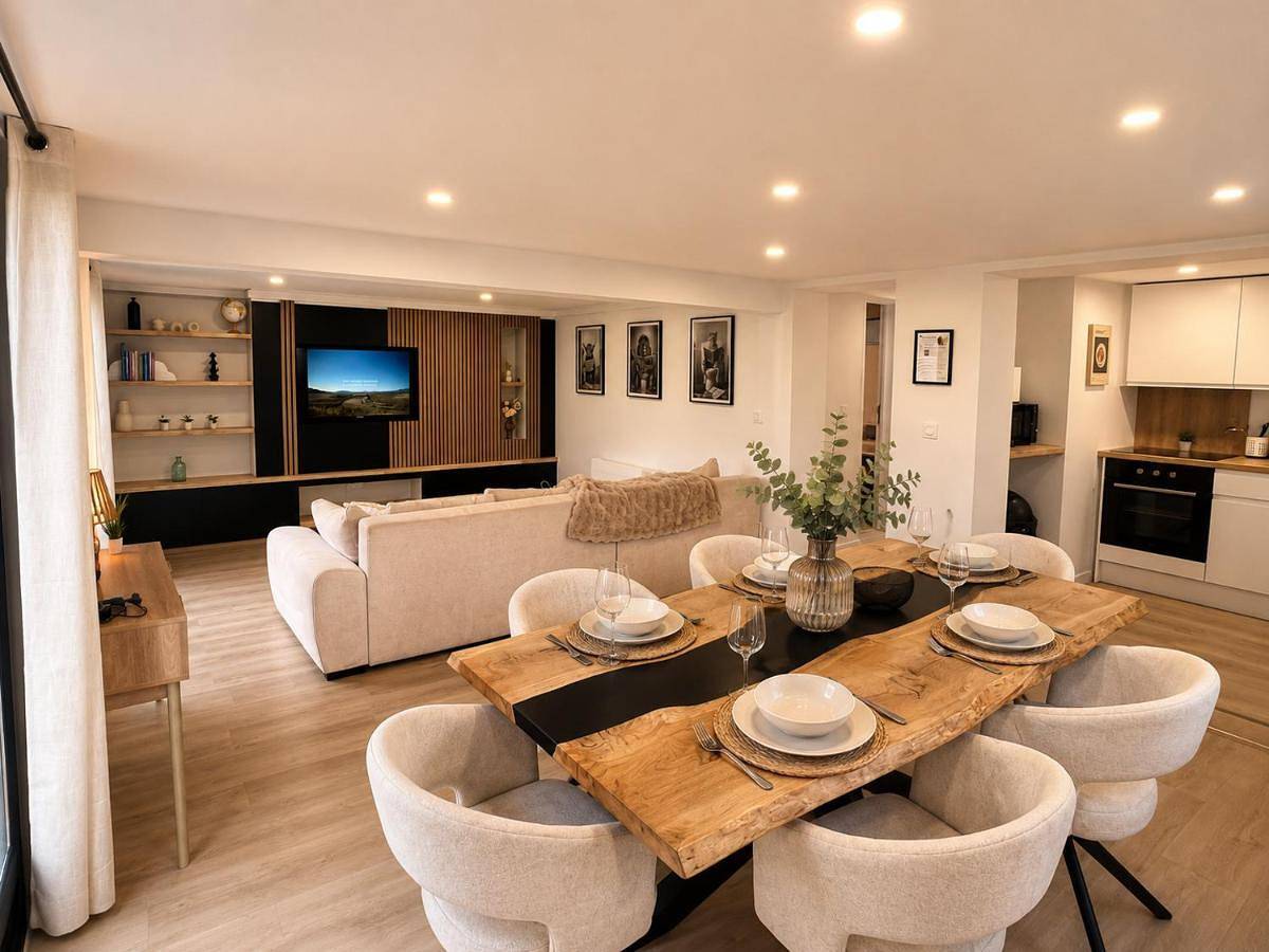 Appartement entier, Le Cosy de Maubeuge T3 de standing jardin parking privé in Maubeuge, Avesnes-sur-Helpe