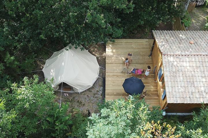 Chalet pour 2 personnes, avec jardin