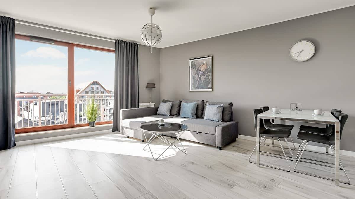Entire apartment, Stylish Apartment with Parking | Spa | Granary Island in Gdansk, Zatoka Gdańska