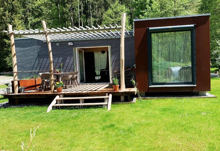Ferienhaus für 4 Personen, mit Terrasse und Garten in Bergatreute