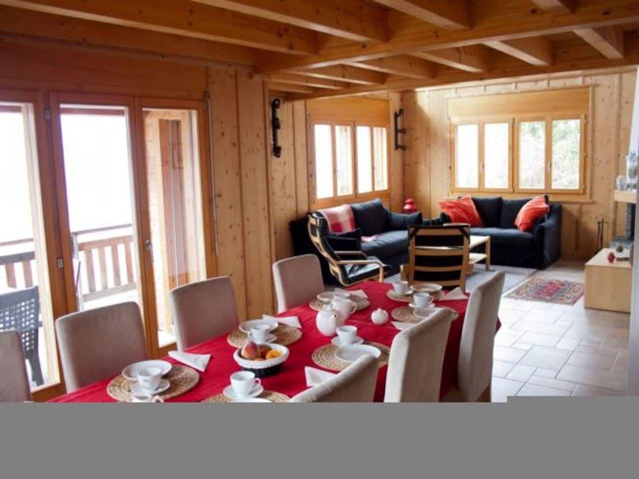 Chalet in Veysonnaz mit Bergblick in Nendaz, Walliser Alpen
