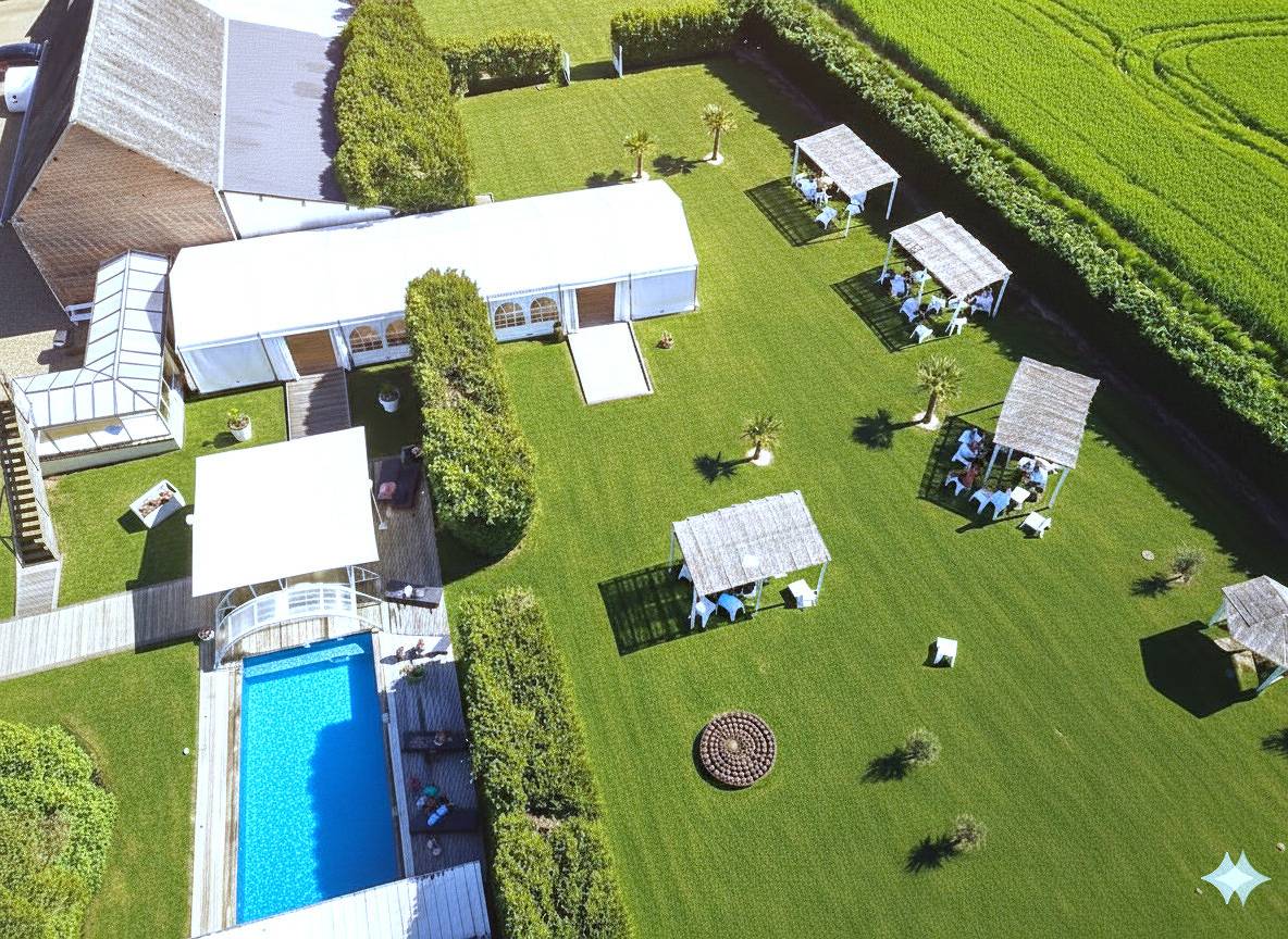 Domaine de l'Ozanne - festif - 80 pers. - piscine chauffée in Brou, Région de Châteaudun