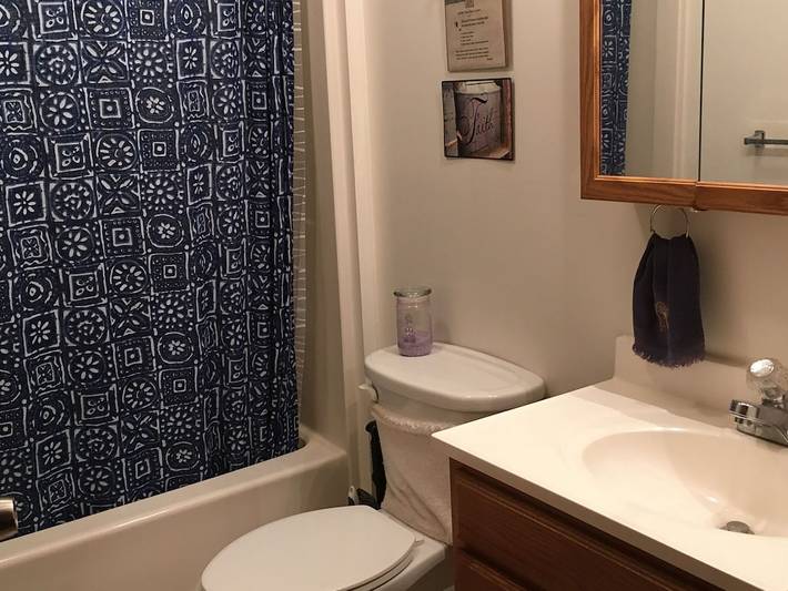 Log cabin for 4 people, with terrace and garden, with pets in Virginia