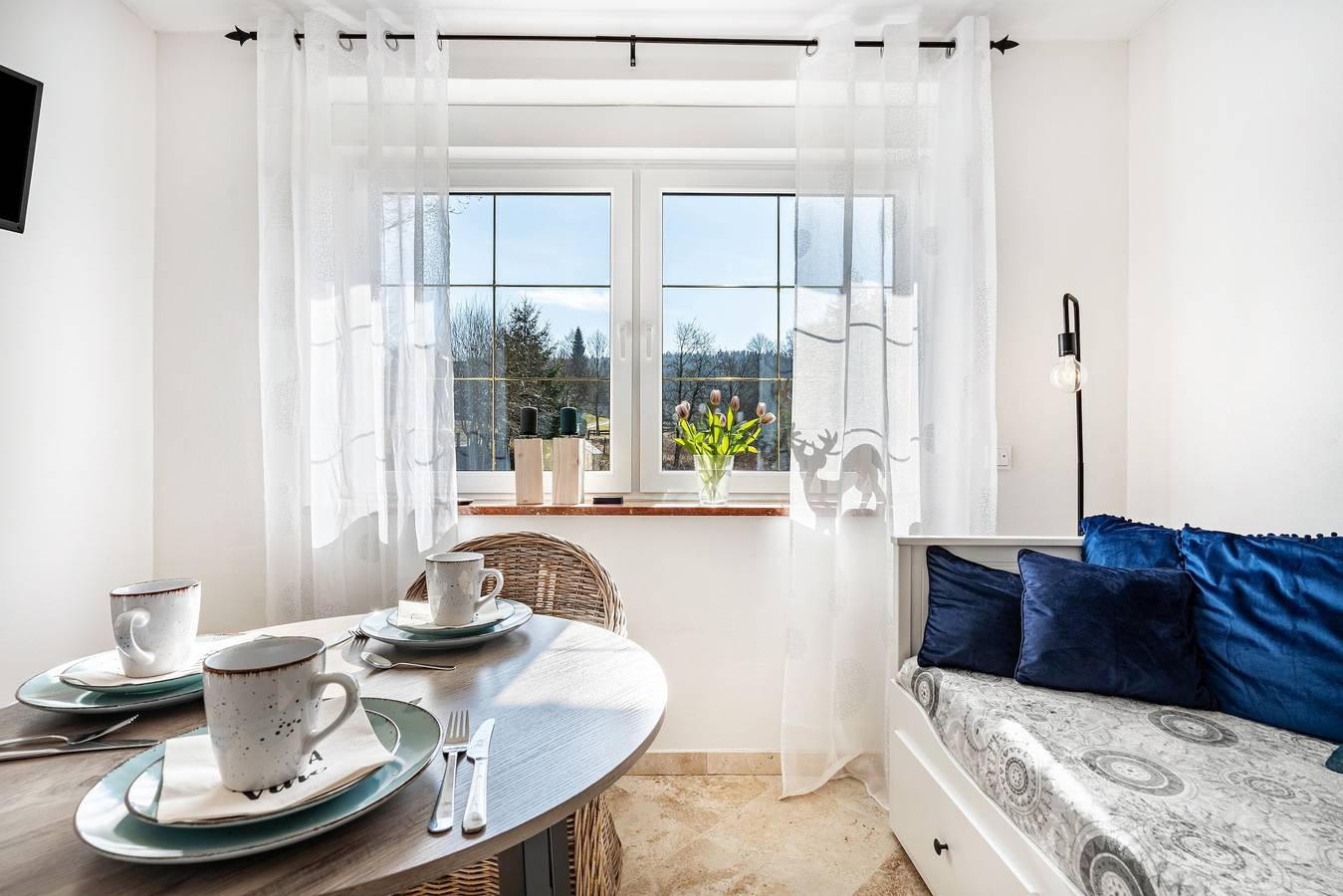 Entire apartment, Apartment 'Am Miriquidi' with Mountain View, Shared Terrace and Wi-Fi in Marienberg, Ore Mountains