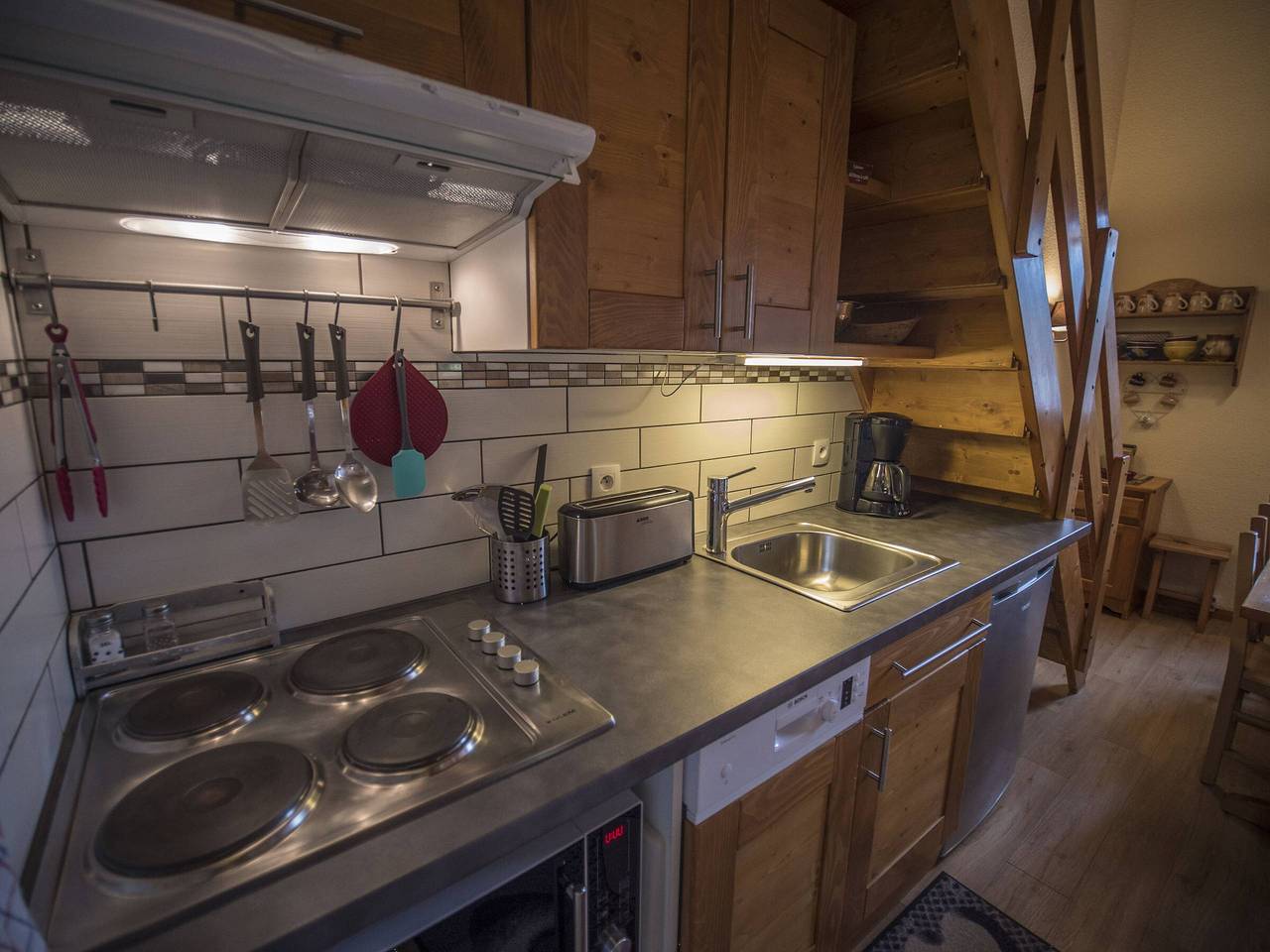 Apartamento entero, Valmorel, 2 piezas + altillo, 6 pers, simple, mascotas, esquiadores in Valmorel, Les Avanchers-Valmorel