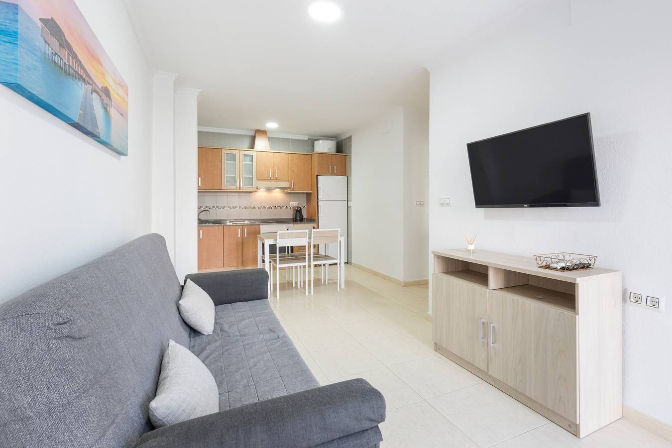 Entire apartment, Apartment 'Eurovosa Vistas Al Mar' with Shared Pool, Shared Garden and Air Conditioning in San Javier, Costa Cálida