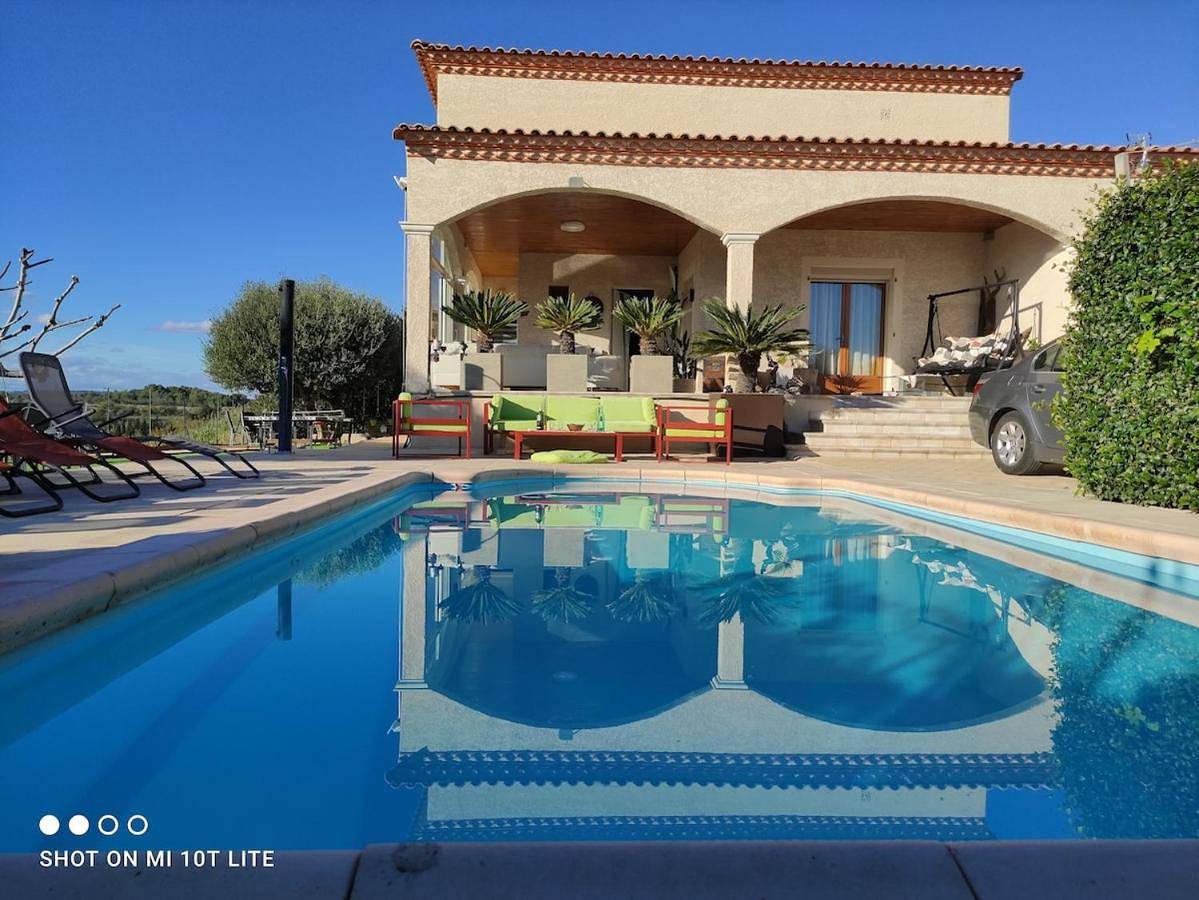 Villa les trois oliviers in Loupian, Mittelmeerküste (Frankreich)