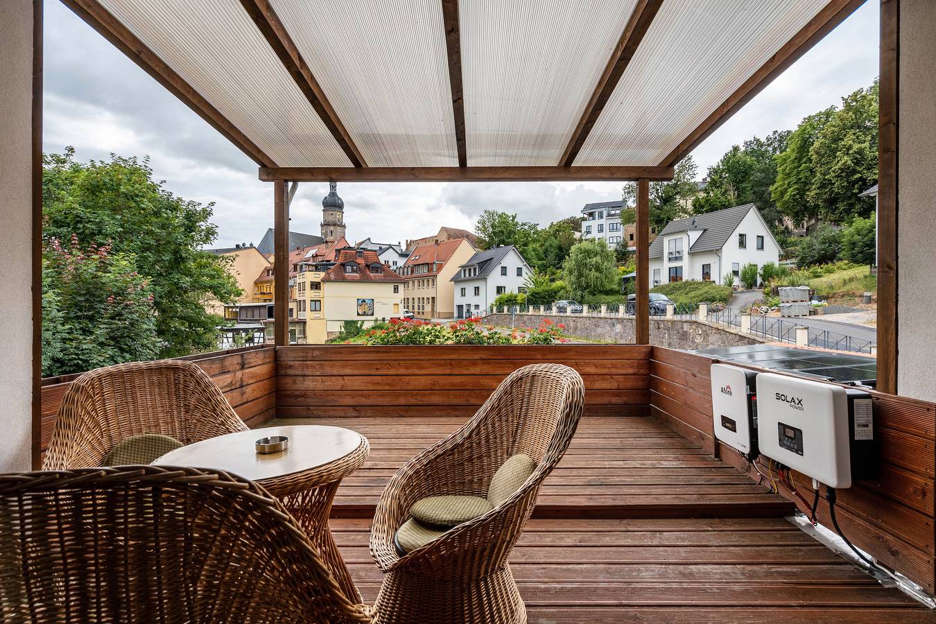 Ganze Wohnung, Ferienwohnung 'Am Residenzschloss' mit großer Terrasse und Wi-Fi in Altenburg, Ostthüringen