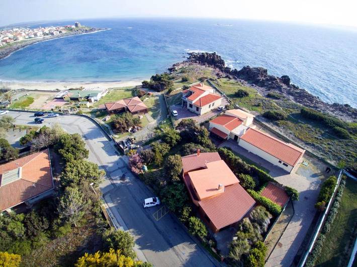 Appartamento per 3 persone, con Balcone e Terrazza nonché Giardino e Panorama a Portoscuso