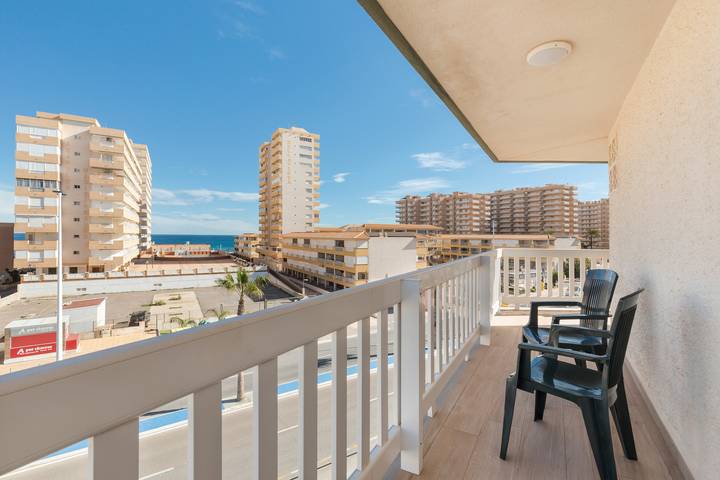 Ferienwohnung für 4 Personen, mit Kinderpool und Garten sowie Balkon, mit Haustier in La Manga - 2