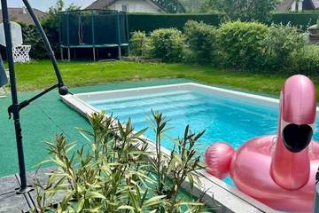 Gîte pour 4 personnes, avec jardin à Sciez