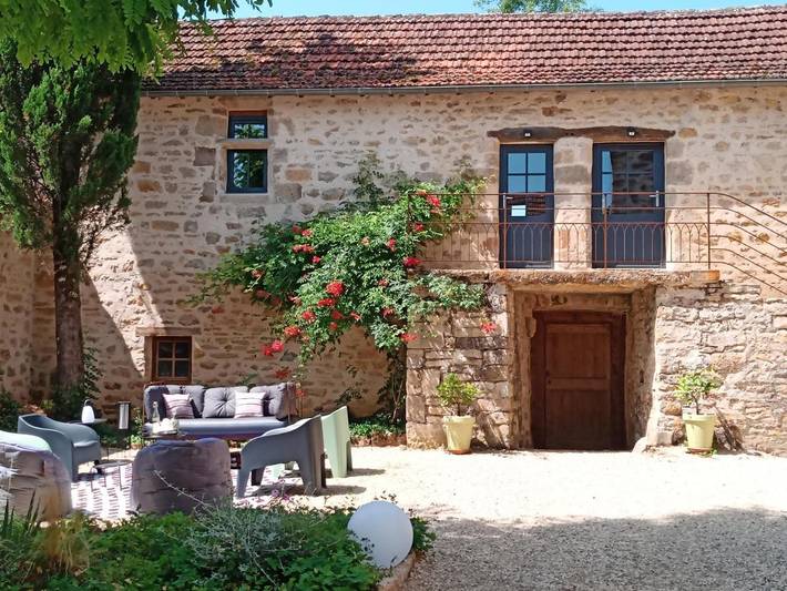 Cottage pour 2 personnes, avec jardin et vue à Ginals
