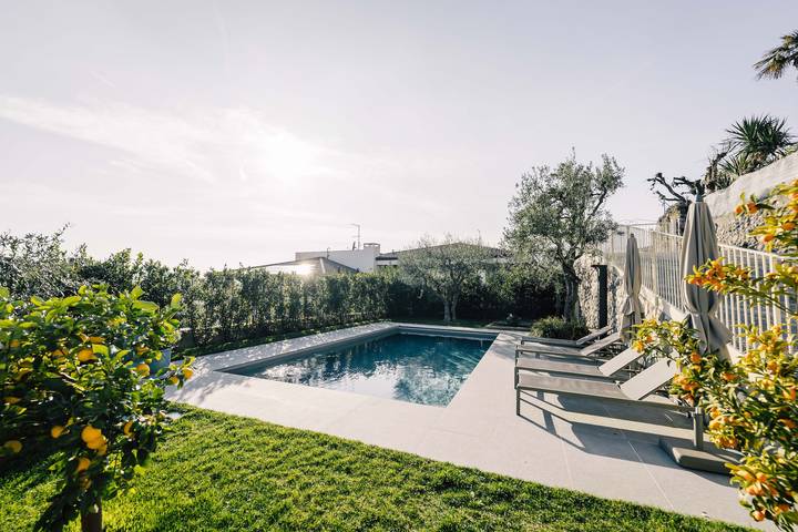 Maison de vacances pour 6 personnes, avec Jardin et Vue sur le lac à Cavaion Veronese