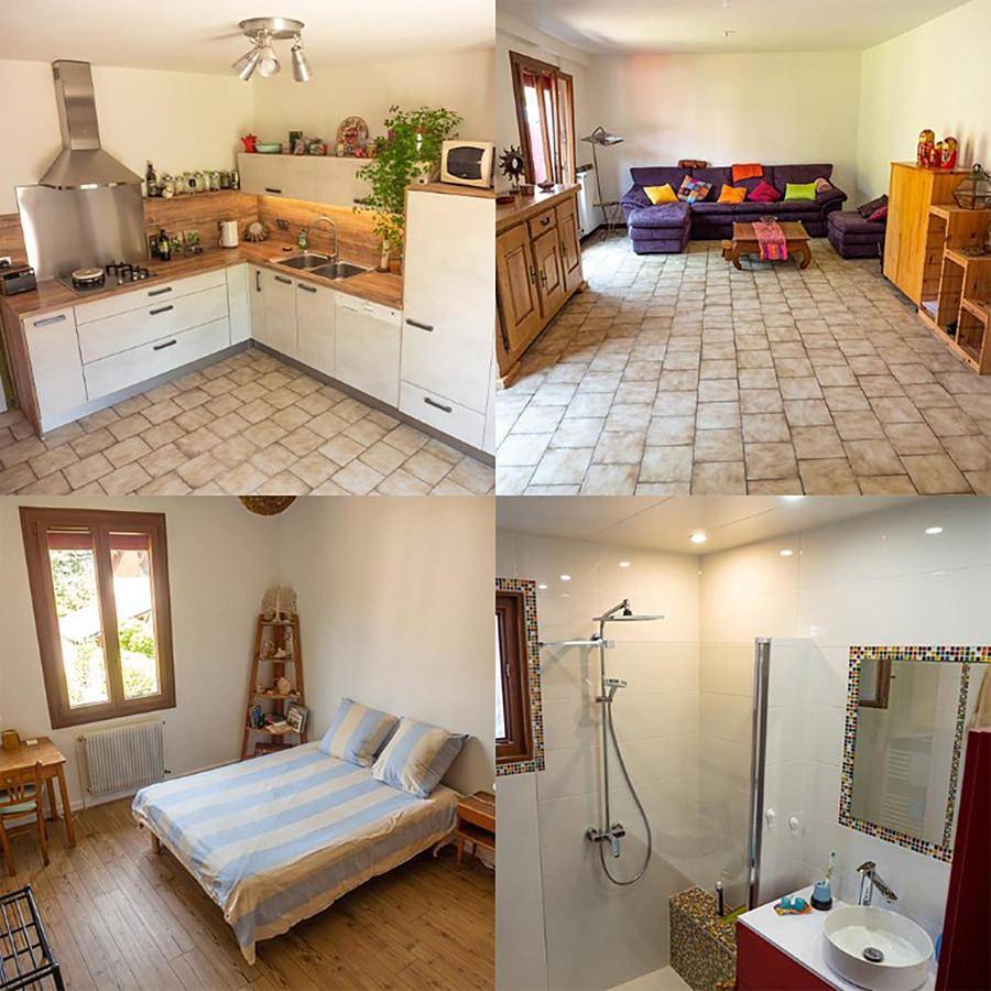 House with garden and parking 1 min from Grenoble in Fontaine, Isère