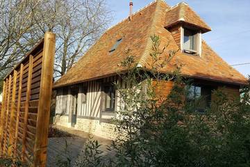Cottage pour 4 personnes, avec terrasse et jardin à Coudray-Rabut