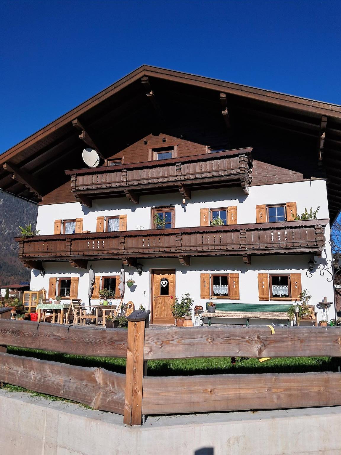Doppelzimmer, Dusche, Wc, Terrasse in Mariastein, Kaisergebirge