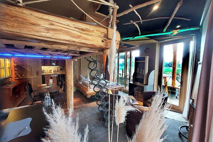 Blockhütte für 4 Personen, mit Haustier - 1