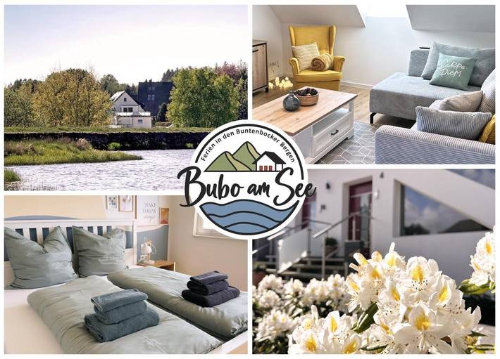 Ferienwohnung für 4 Personen, mit Balkon und Terrasse sowie Seeblick und Ausblick in Buntenbock
