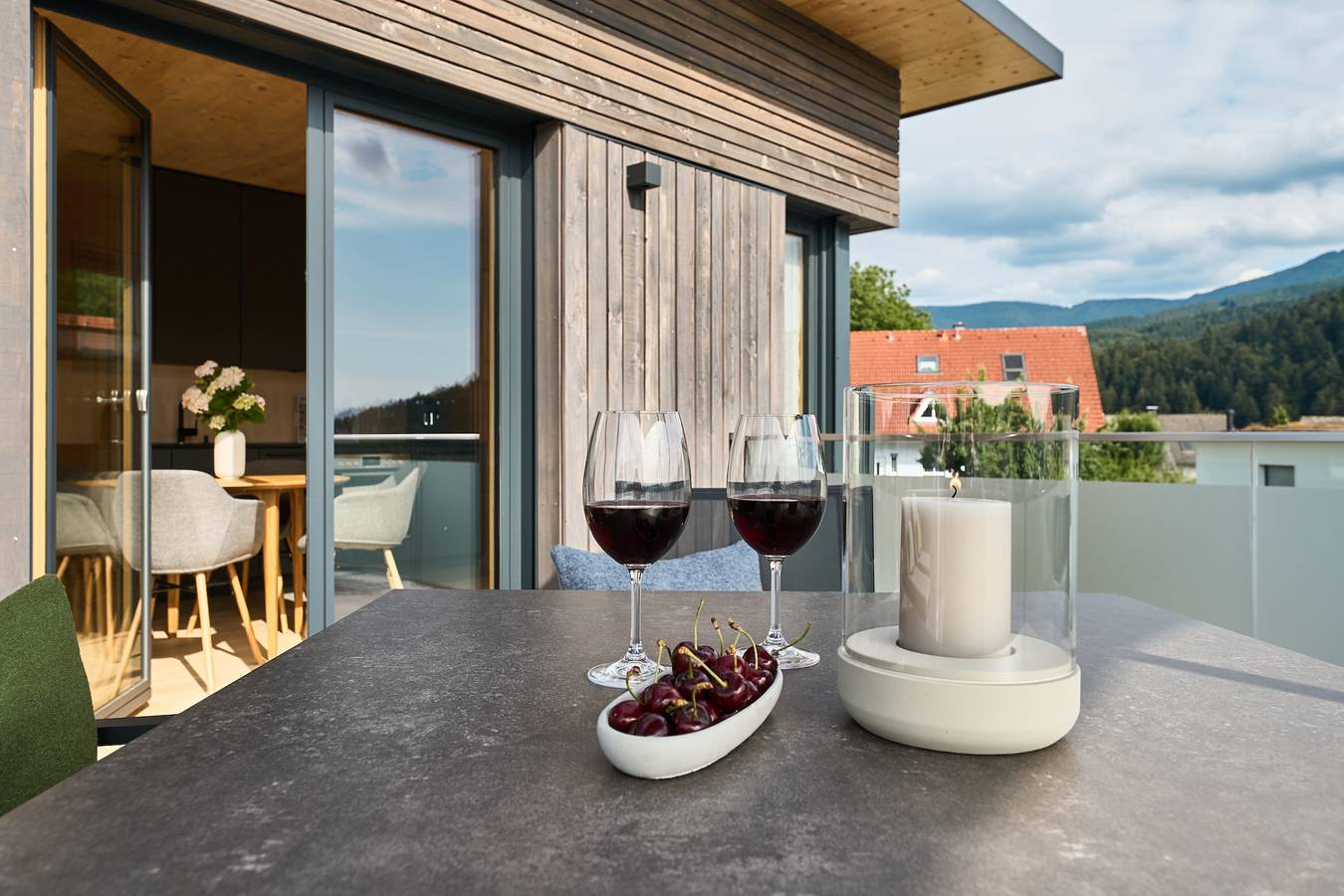 Ganze Ferienwohnung, Naturferienwohnung Weitsicht - Ferienwohnung, 86 qm, 1 Schlafzimmer, Badezimmer mit Sauna, max. 2 Personen in Elzach, Südschwarzwald