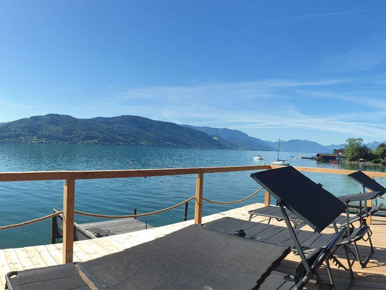 Hotel Litzlberger Keller - Doppelzimmer mit Seeblick Ohne Balkon in Seewalchen am Attersee, Attergau