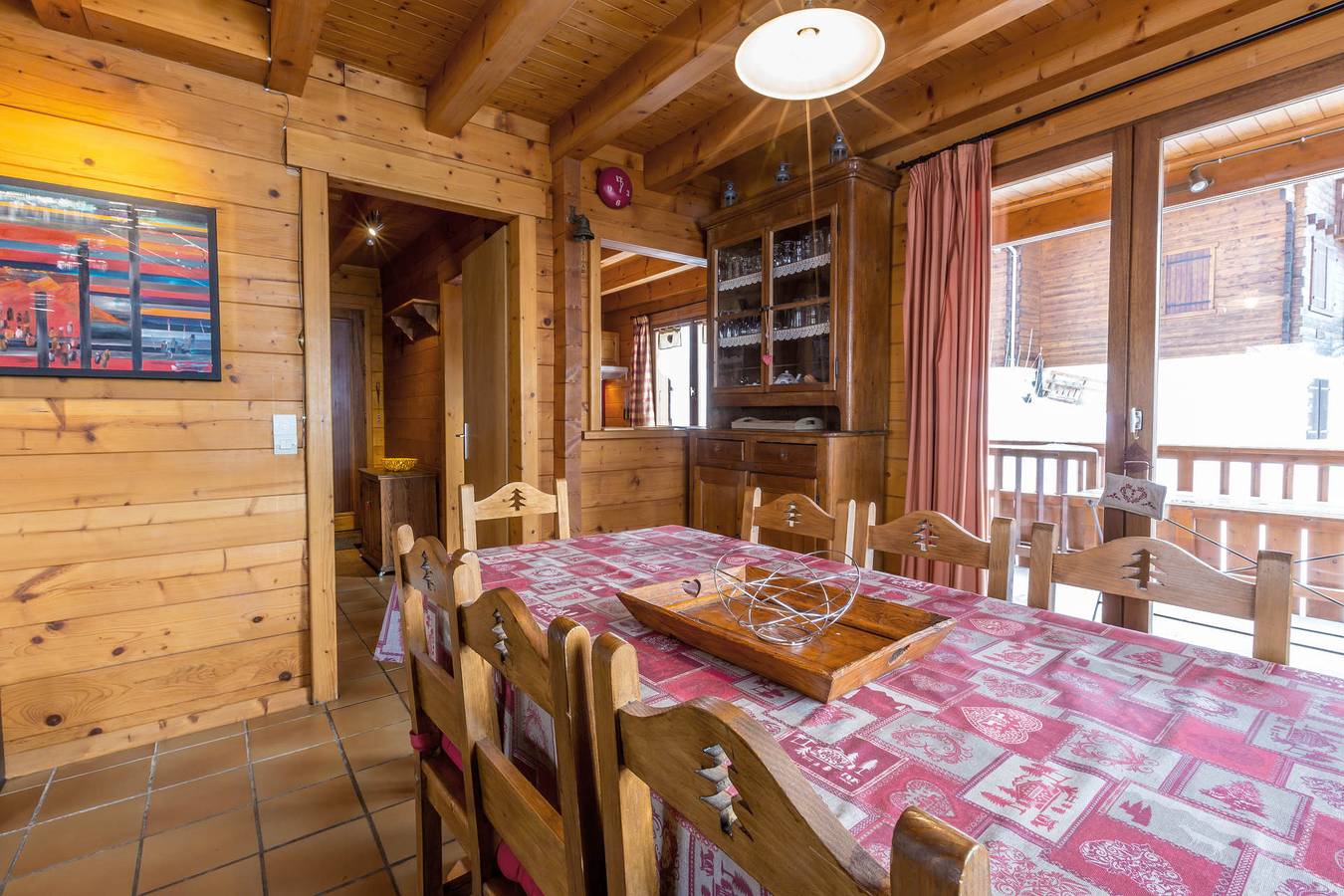 Individual 10 guests, chalet, fireplace, garage, Wi-Fi access (Piso04) in La Clusaz, Annecy region