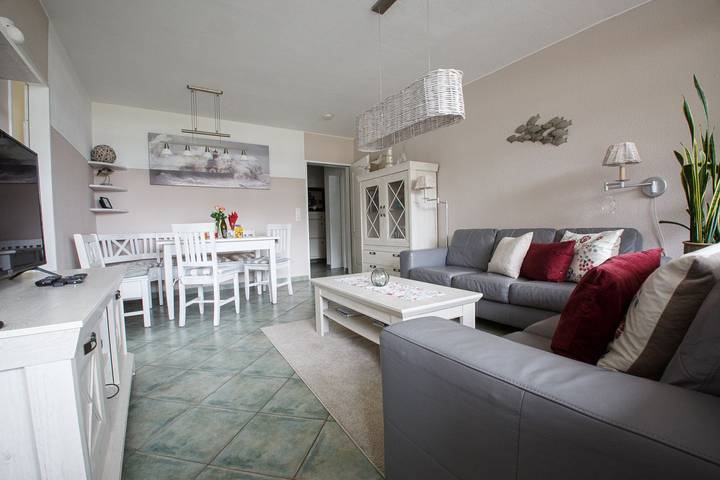 Ferienwohnung für 5 Personen, mit Balkon und Sauna in Wyk auf Föhr