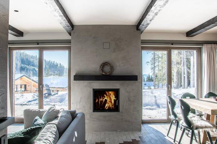 Chalet für 8 Personen, mit Pool und Garten sowie Sauna und Ausblick, mit Haustier in Sankt Michael im Lungau