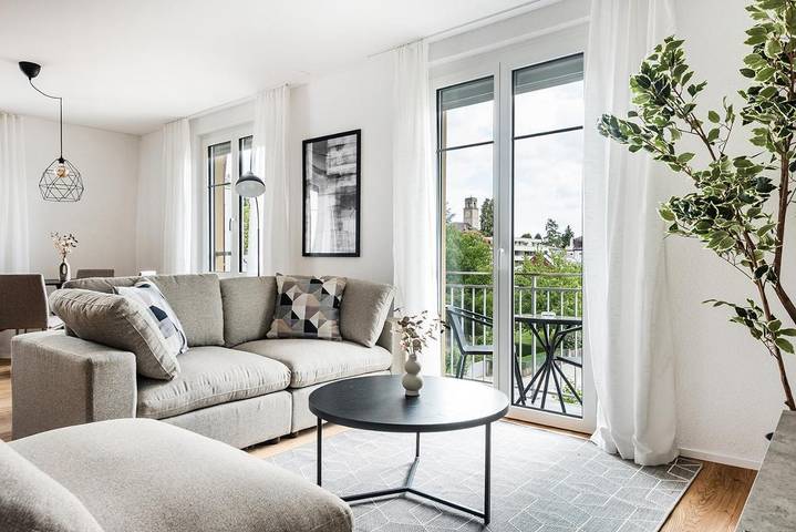 Gîte pour 4 personnes, avec Balcon ainsi que Terrasse et Jardin à Arbon - 2