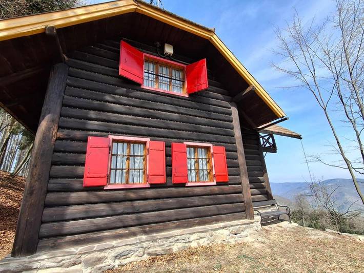 Ferienhaus für 7 Personen, mit Garten und Ausblick, mit Haustier in Waldviertel