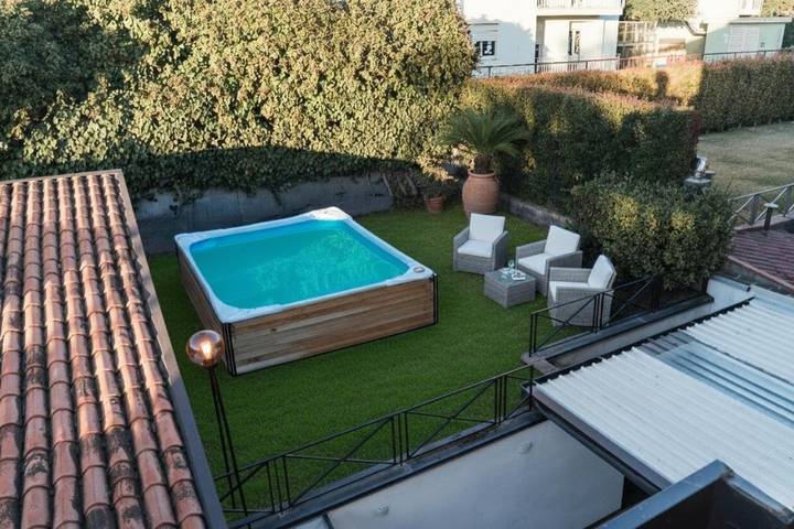 Villa per 10 persone, con giardino e panorama nonché piscina a Mascalucia