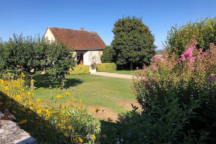 Maison en campagne avec cheminée et animaux acceptés in Parçay-sur-Vienne, Parc naturel régional Loire-Anjou-Touraine