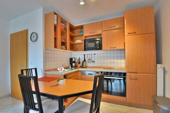 Ganze Wohnung, Ferienwohnung Tannenblick 3-3 mit Gemeinschaftsgarten, Balkon und Wi-Fi in Oberhof, Rennsteig