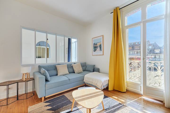 Location de vacances pour 4 personnes, avec Balcon à Villers-sur-Mer