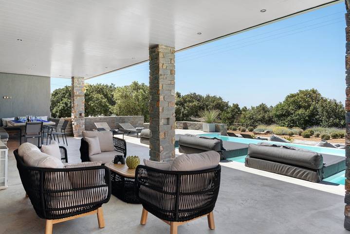 Location de vacances pour 10 personnes, avec jardin ainsi que jacuzzi et sauna dans Kea - 4