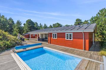 Ferienhaus für 14 Personen, mit Sauna und Pool in Henne Strand
