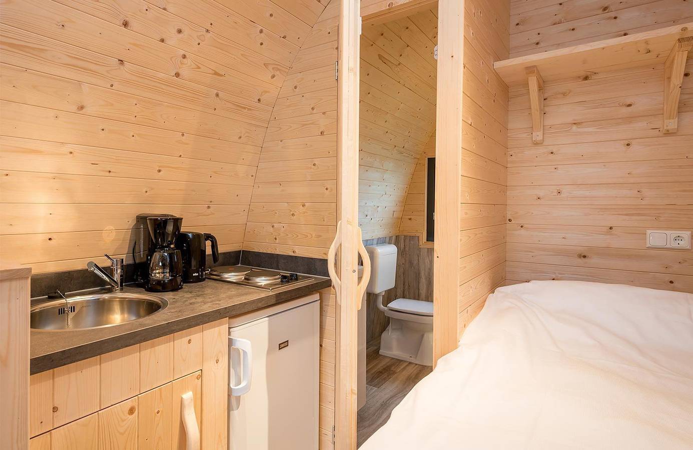Chalet pour 2 personnes avec balcon/terrasse in Groene Hart