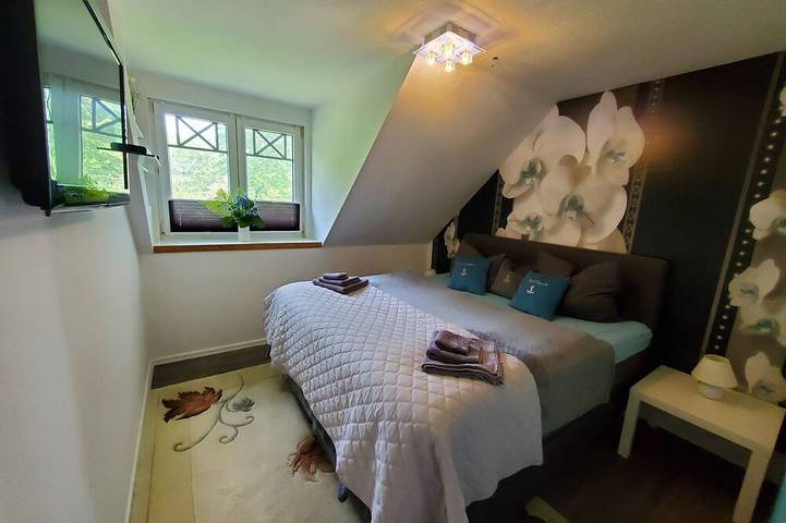 Ferienhaus für 6 Personen, mit Balkon und Garten sowie Sauna in Almdorf - 4