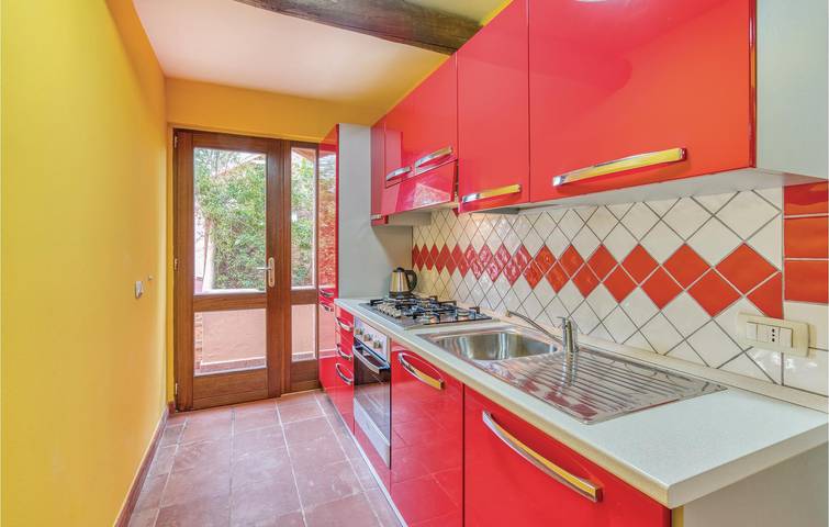 Appartement avec vue sur la mer, climatisation, cuisine et vélos électriques in Porto Paglia, Gonnesa