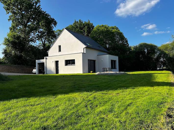 Maison de vacances pour 6 personnes, avec terrasse et jardin à Caudan