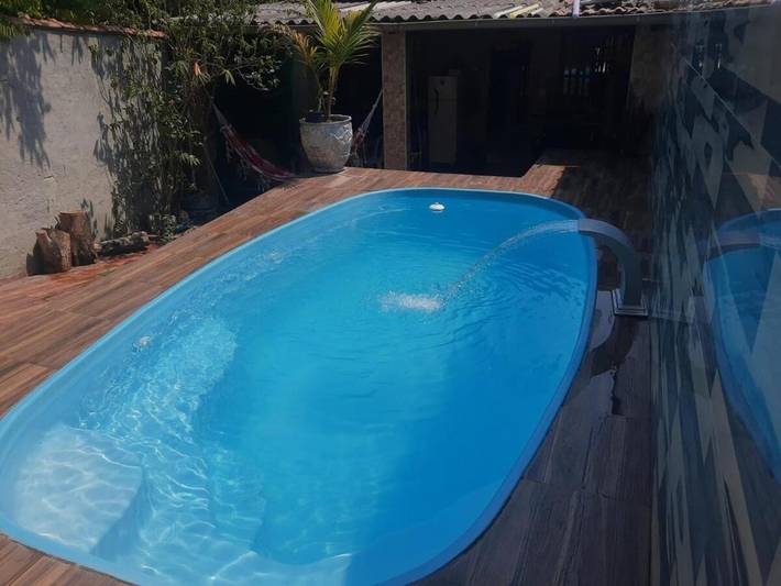 Casas e apartamentos de temporada para 7 pessoas, com balcão e piscina em Magé