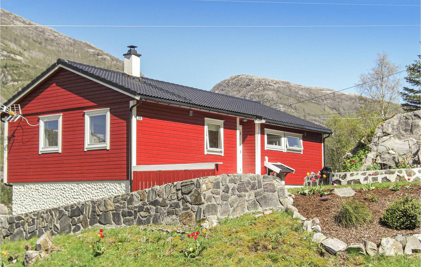Ferienhaus für 6 Personen mit Terrasse in Sognefjord